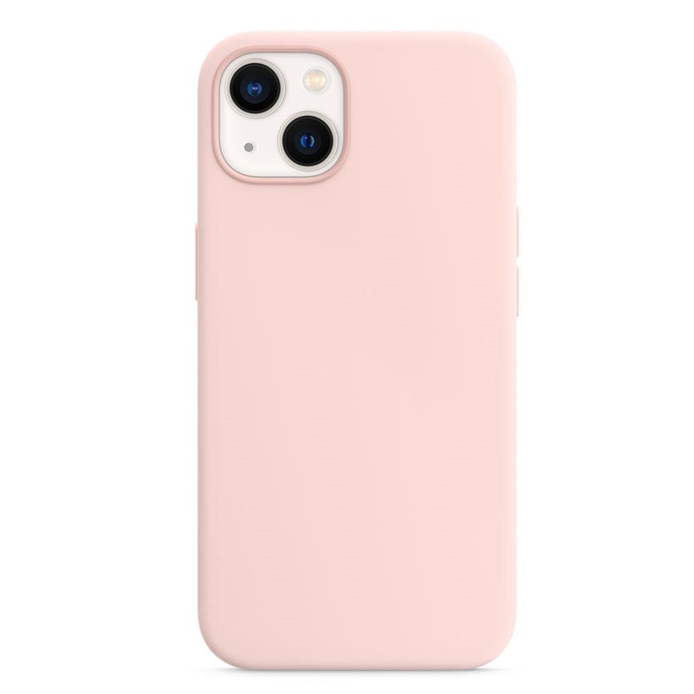 For Apple iPhone 14 Plus Liquid Silicone Case - Pink-www.firsthelptech.ie