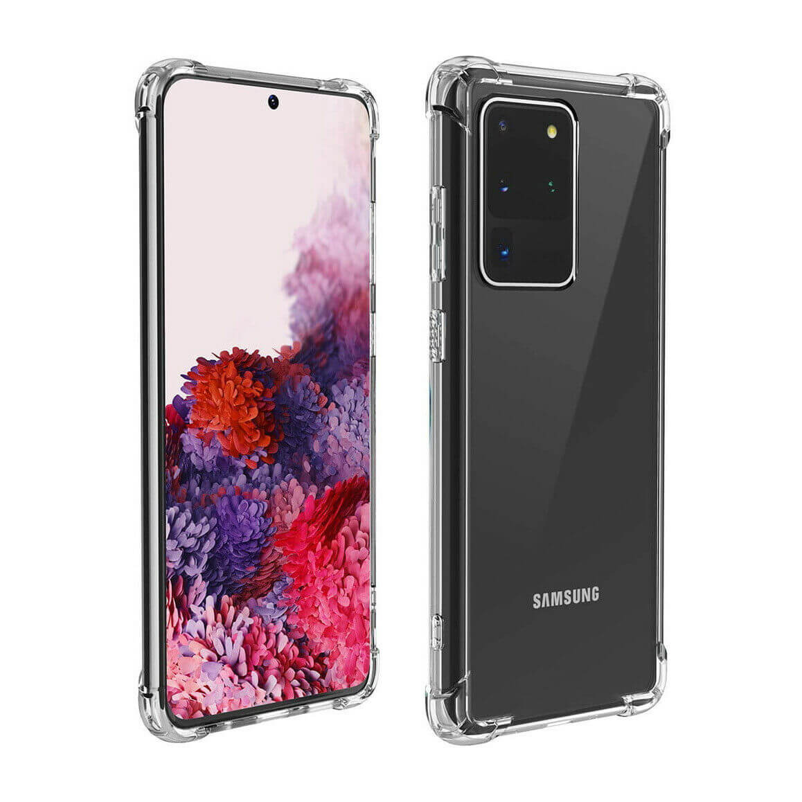 For Samsung Galaxy S20 Ultra / S20 Ultra 5G Case Cover Clear ShockProof Soft TPU Silicone