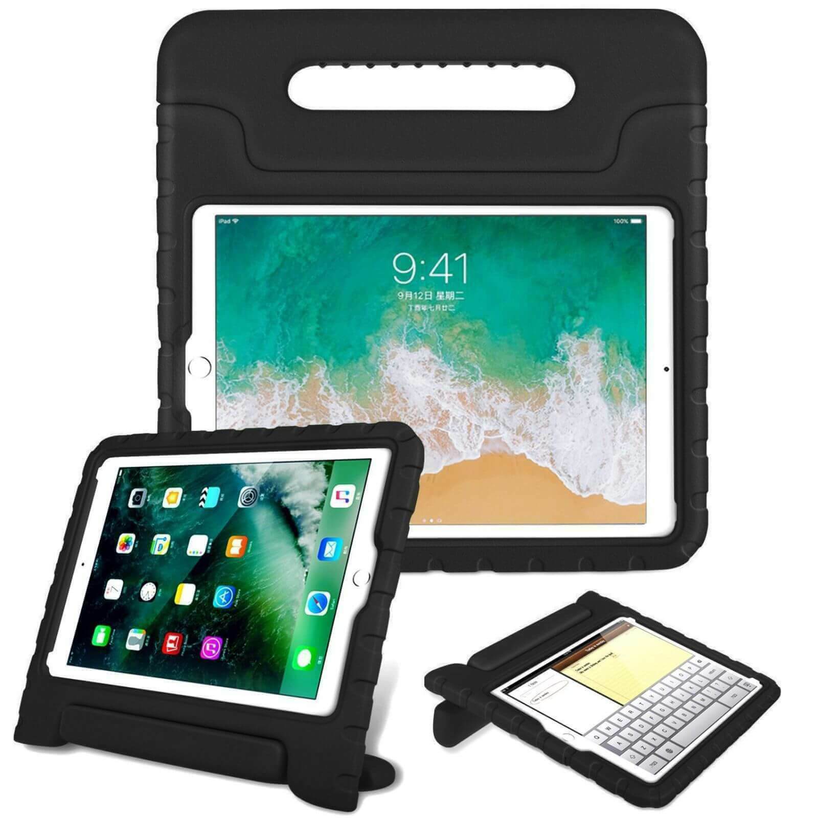 For Apple iPad Mini 4 5 Kids Case Shockproof Cover With Stand Black