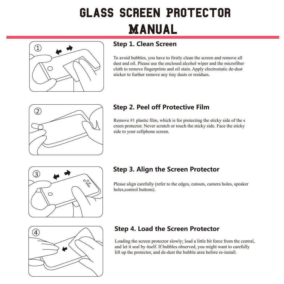 Screen Protector For Oppo A54 5G Tempered Glass-Tempered Glass-First Help Tech