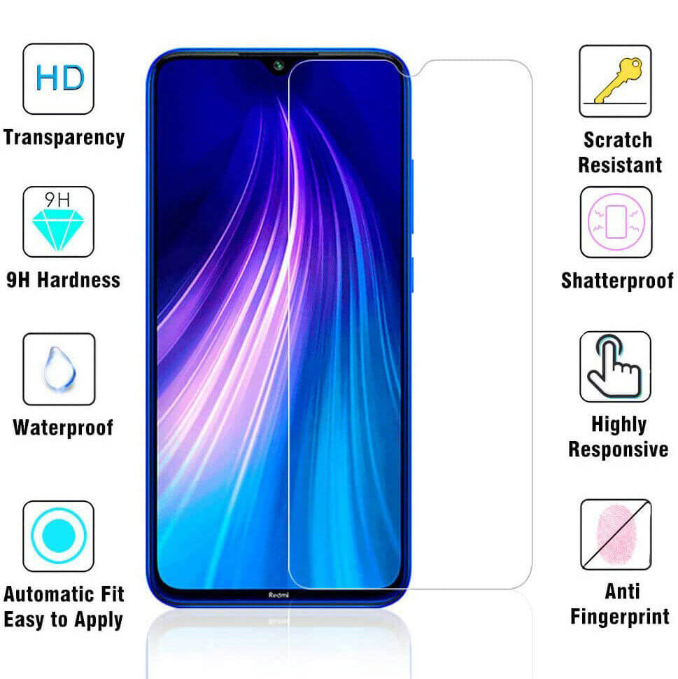 For Xiaomi Redmi Note 8 Tempered Glass