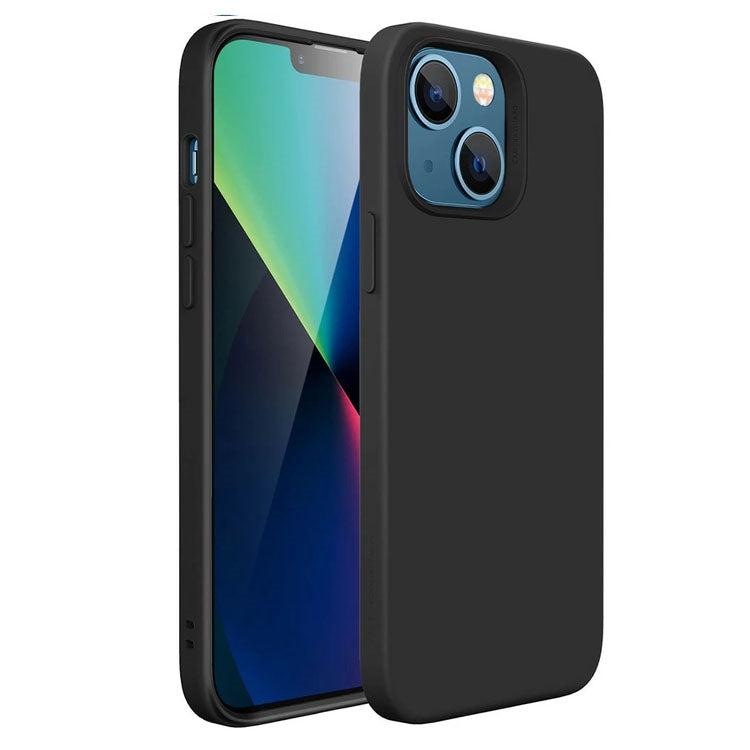For Apple iPhone 14 Plus Liquid Silicone Case - Black-www.firsthelptech.ie