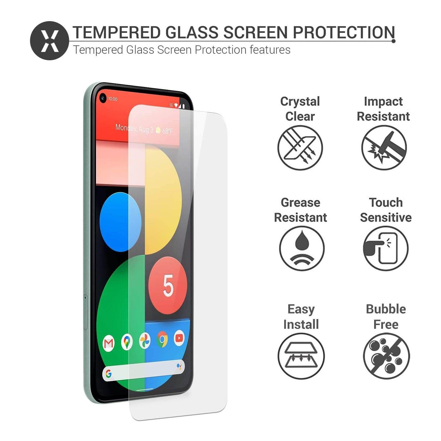 For Google Pixel 5 Tempered Glass