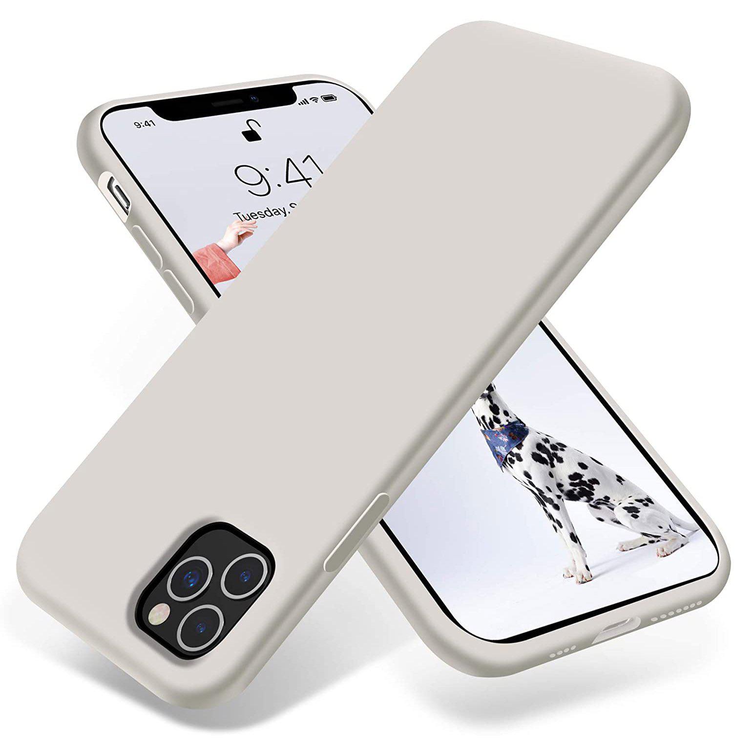 Liquid Silicone Case For Apple iPhone 11 Pro Luxury Thin Phone Cover Grey