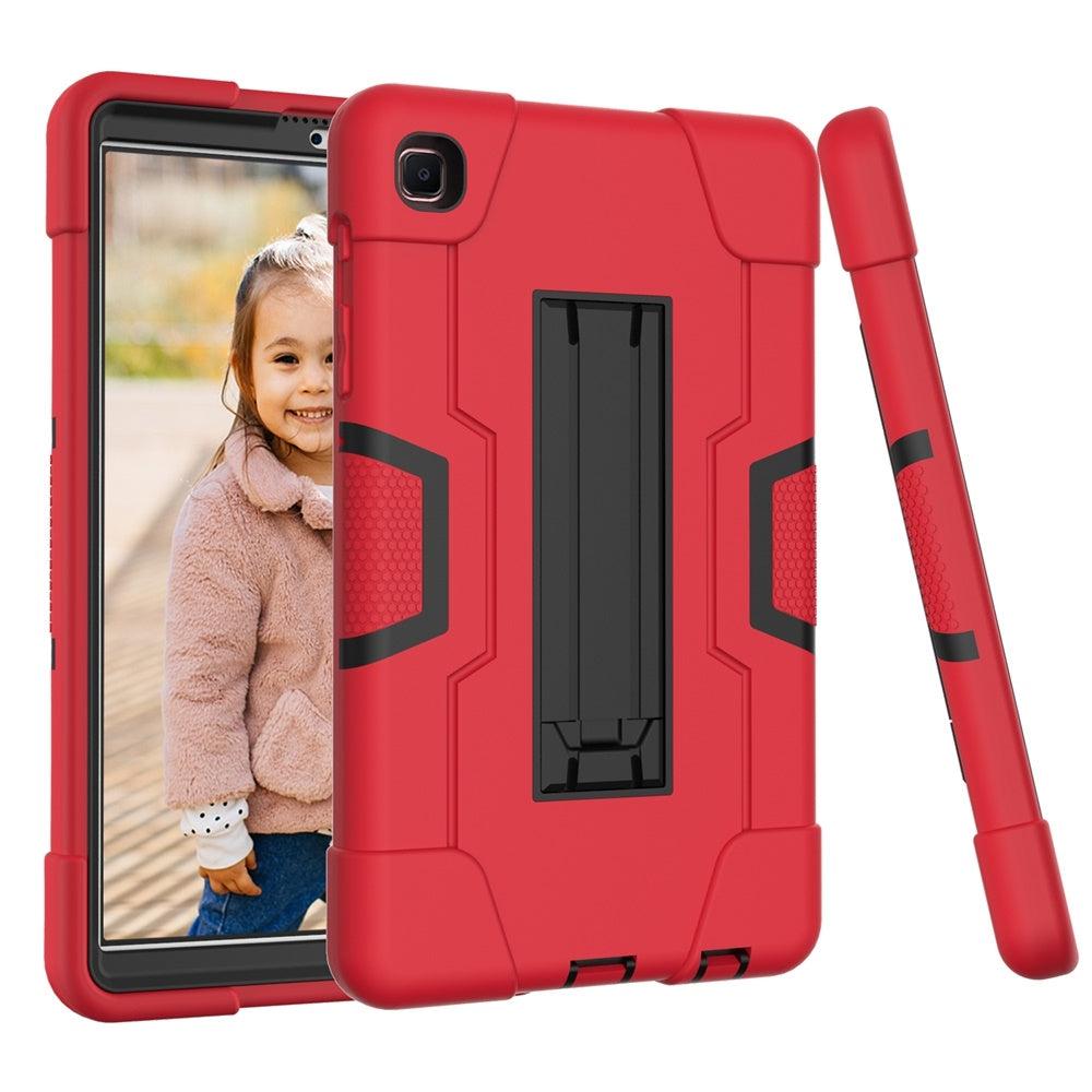 For Samsung Galaxy Tab A8 10.5 SM-X200 (2021) Hard Case Survivor with Stand - Red-www.firsthelptech.ie