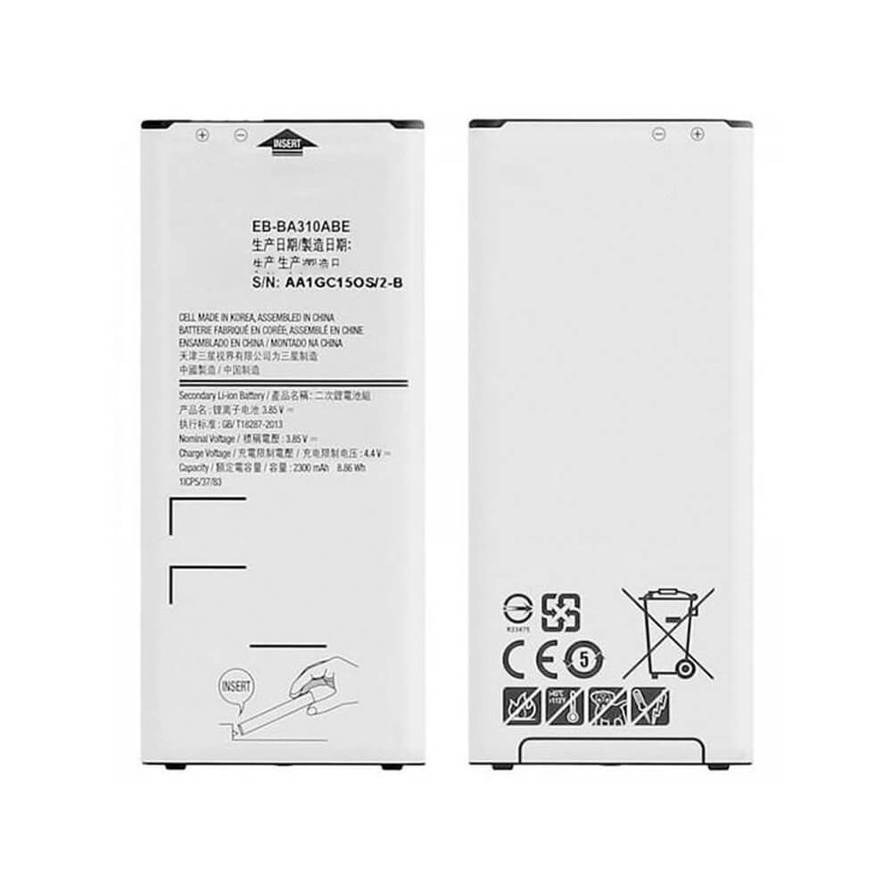 Replacement Battery For Samsung Galaxy A3 2016 - EB-BA310ABE