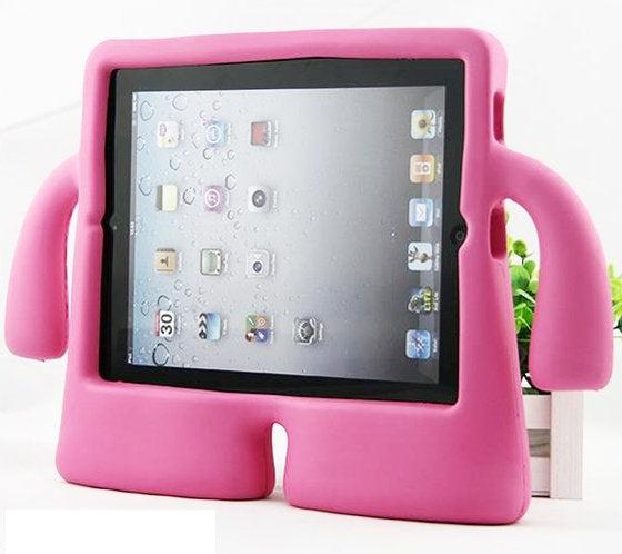 For Apple iPad Mini 1 / 2 / 3 / 4 / 5 2019 Kids Case Shockproof Solid Cover - Rose-www.firsthelptech.ie