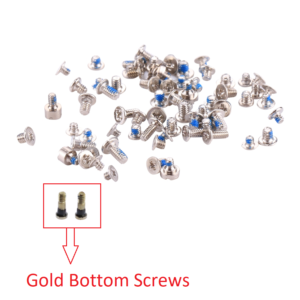 For Apple iPhone 7 Plus Screws Full Set Gold