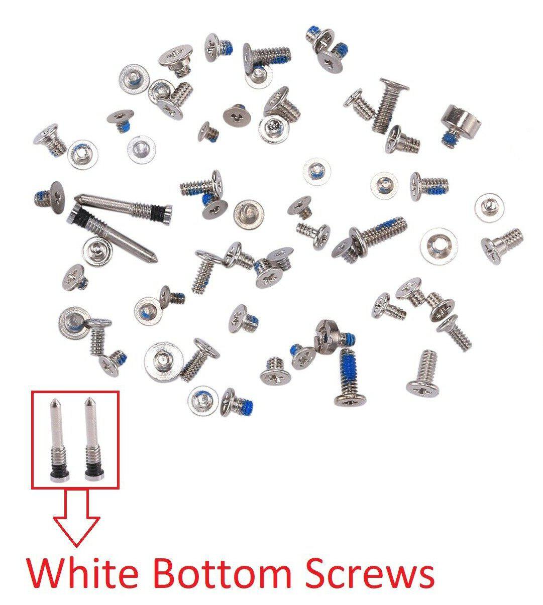 For Apple iPhone X Screws Full Set White