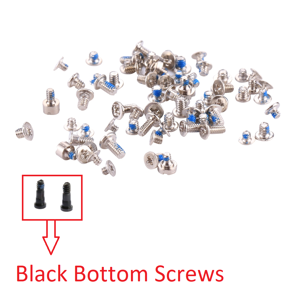 For Apple iPhone 7 Plus Screws Full Set Black