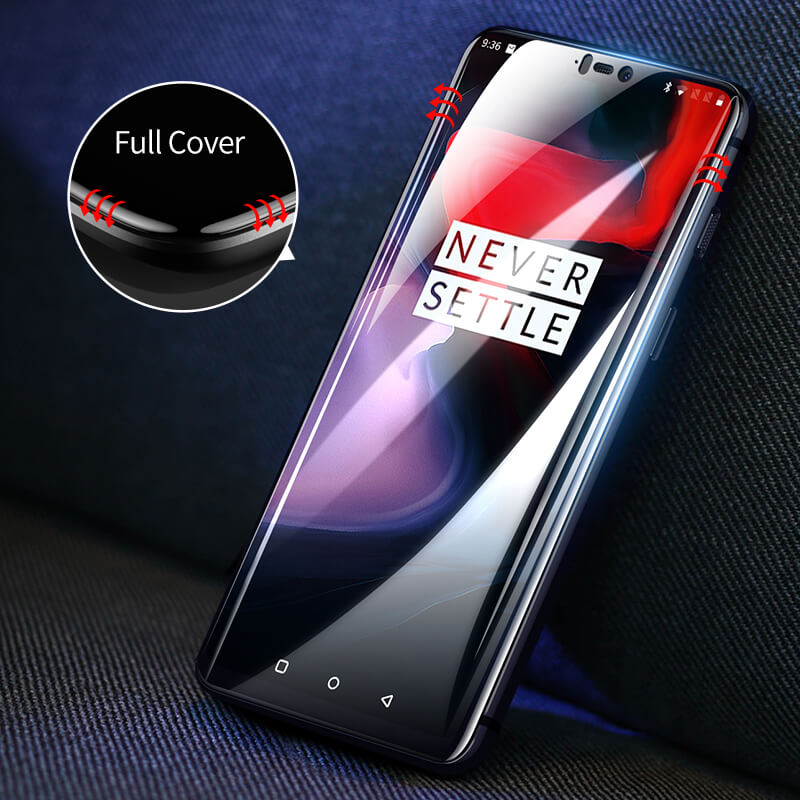 For OnePlus 6 Full Coverage 9D Tempered Glass