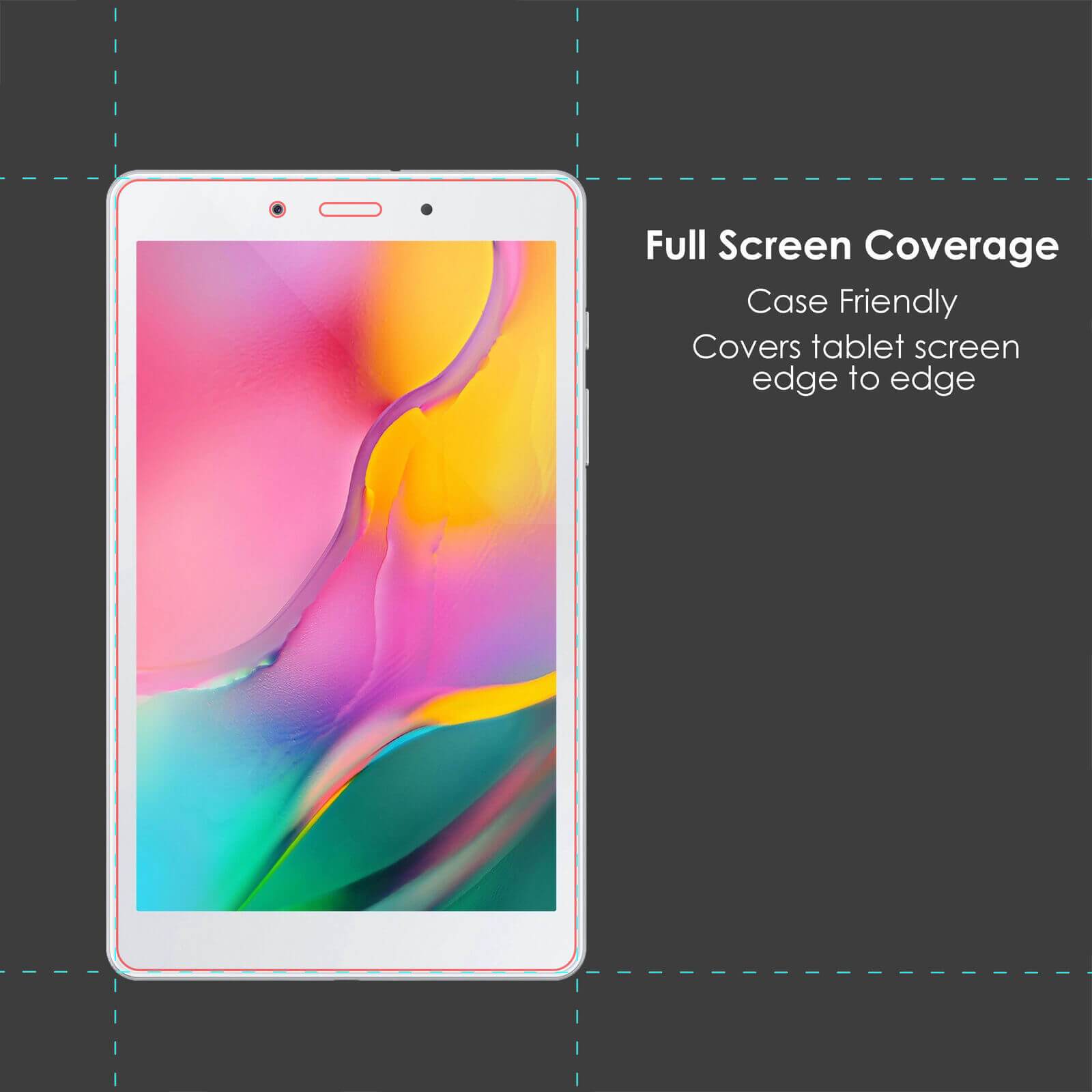 Tempered Glass For Samsung Galaxy Tab A 8.0" 2019 Screen Protector