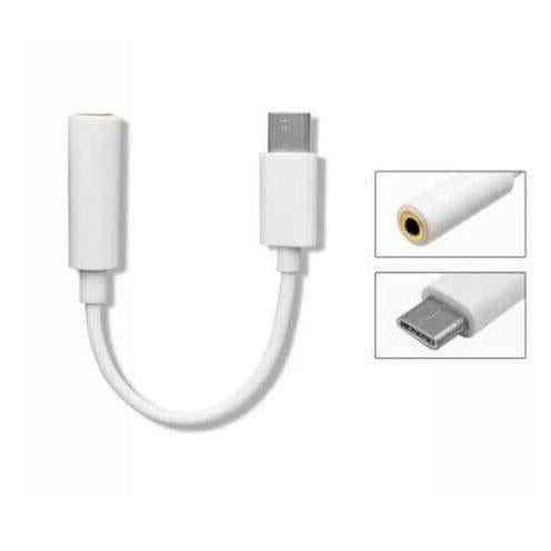 USB-C Type To Aux 3.5mm Adapter Headphone Jack Cable - Built-in DAC Chip