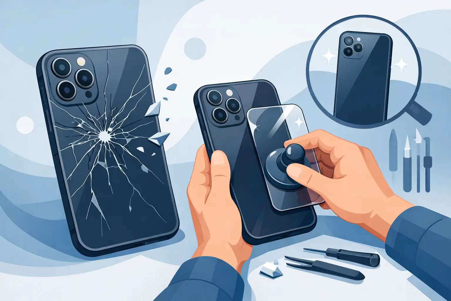 How to Fix Cracked Phone Back Glass
