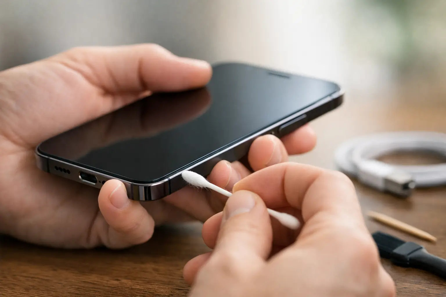 How to Clean Charging Port Safely