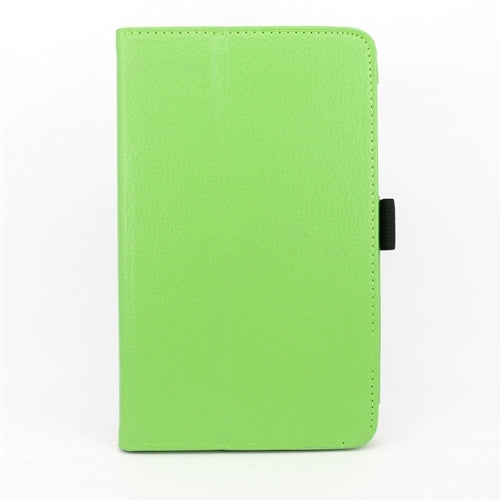 For Lenovo A7-30 A3300 Wallet Case Magnetic Green-www.firsthelptech.ie