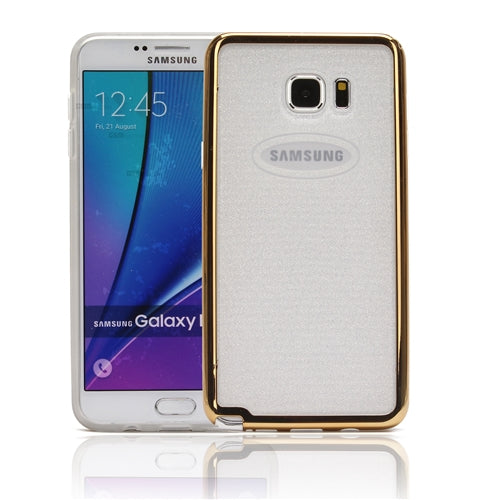 For Samsung Galaxy Note 5 N920 Gel Case Glitter Gold-www.firsthelptech.ie