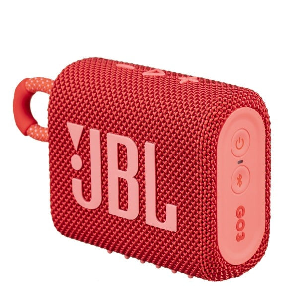 JBL GO3 Portable Bluetooth Speaker Red