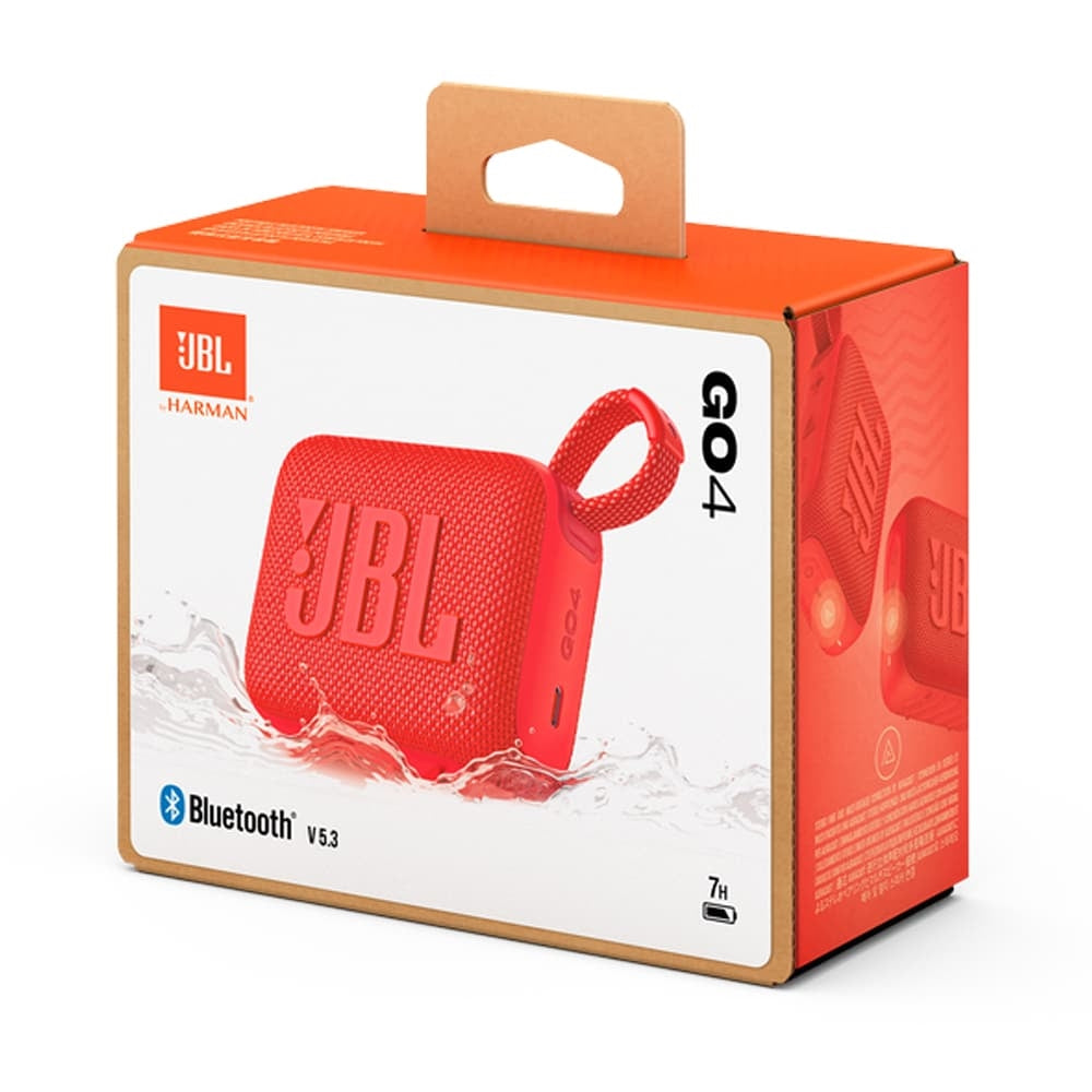 JBL Go 4 Portable Bluetooth Speaker | Red