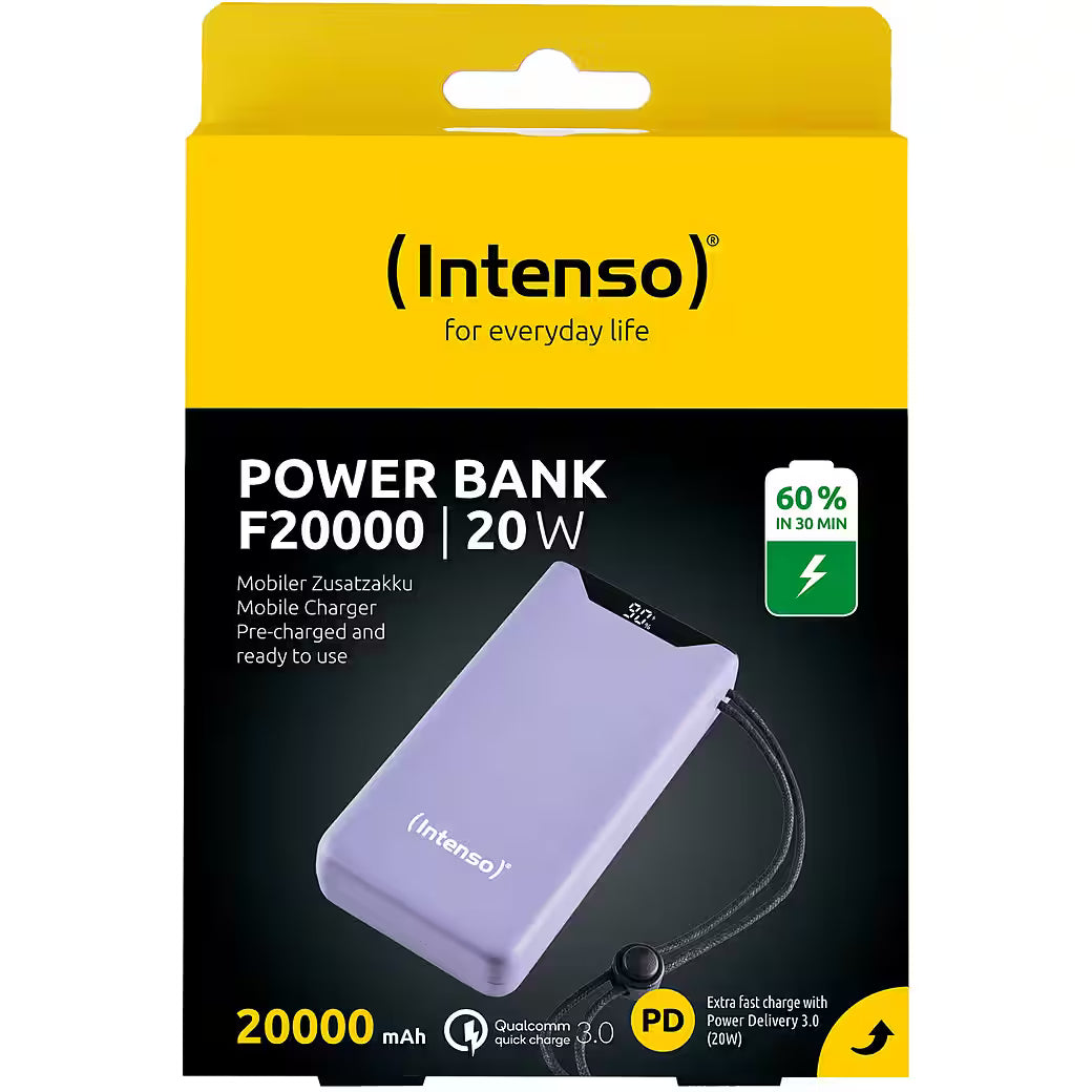 Intenso F20000 20W Quick Charge Power Bank 20000 mAh Purple