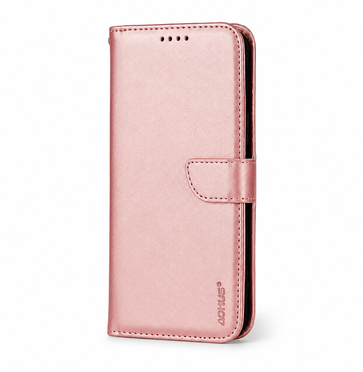 For Samsung Galaxy A37 Premium Wallet Case Rose Gold