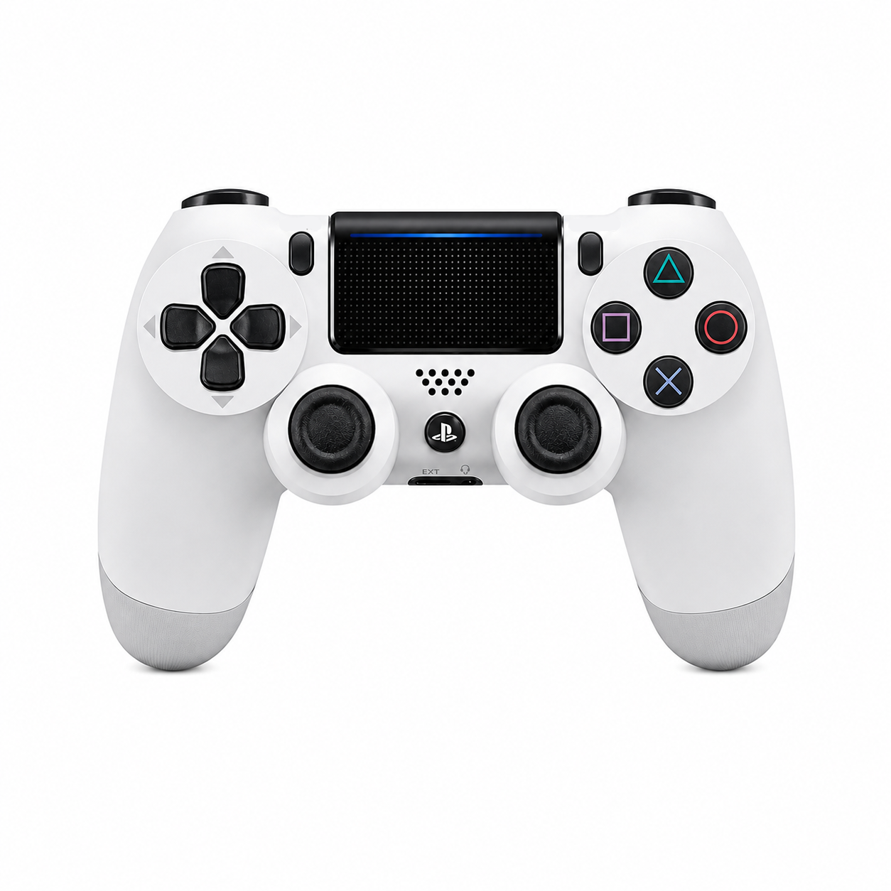 Double Motor Vibration 4 Wireless Bluetooth Remote Controller White