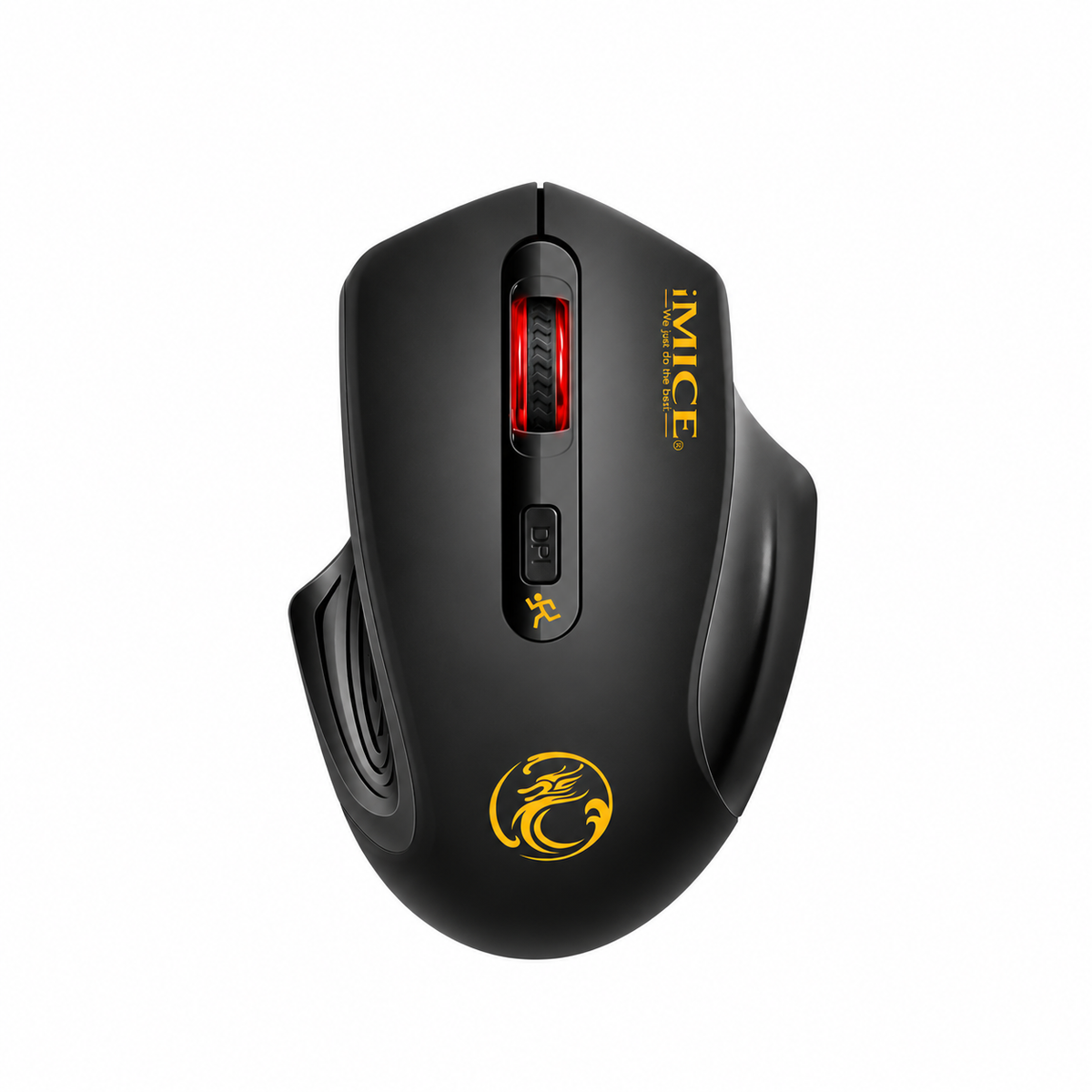 iMICE G-1800 2.4g Ergonomic Silent Wireless Mini Office Mouse Black