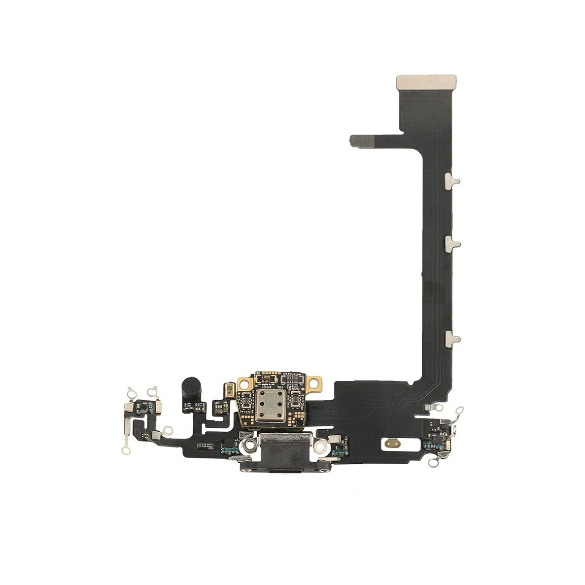 For Apple iPhone 11 Pro Max Charging Port Flex Cable Replacement - Black-www.firsthelptech.ie