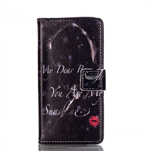 For Samsung Galaxy A5 2016 A510F Wallet Case Design My Dear Boy Red Lips-www.firsthelptech.ie