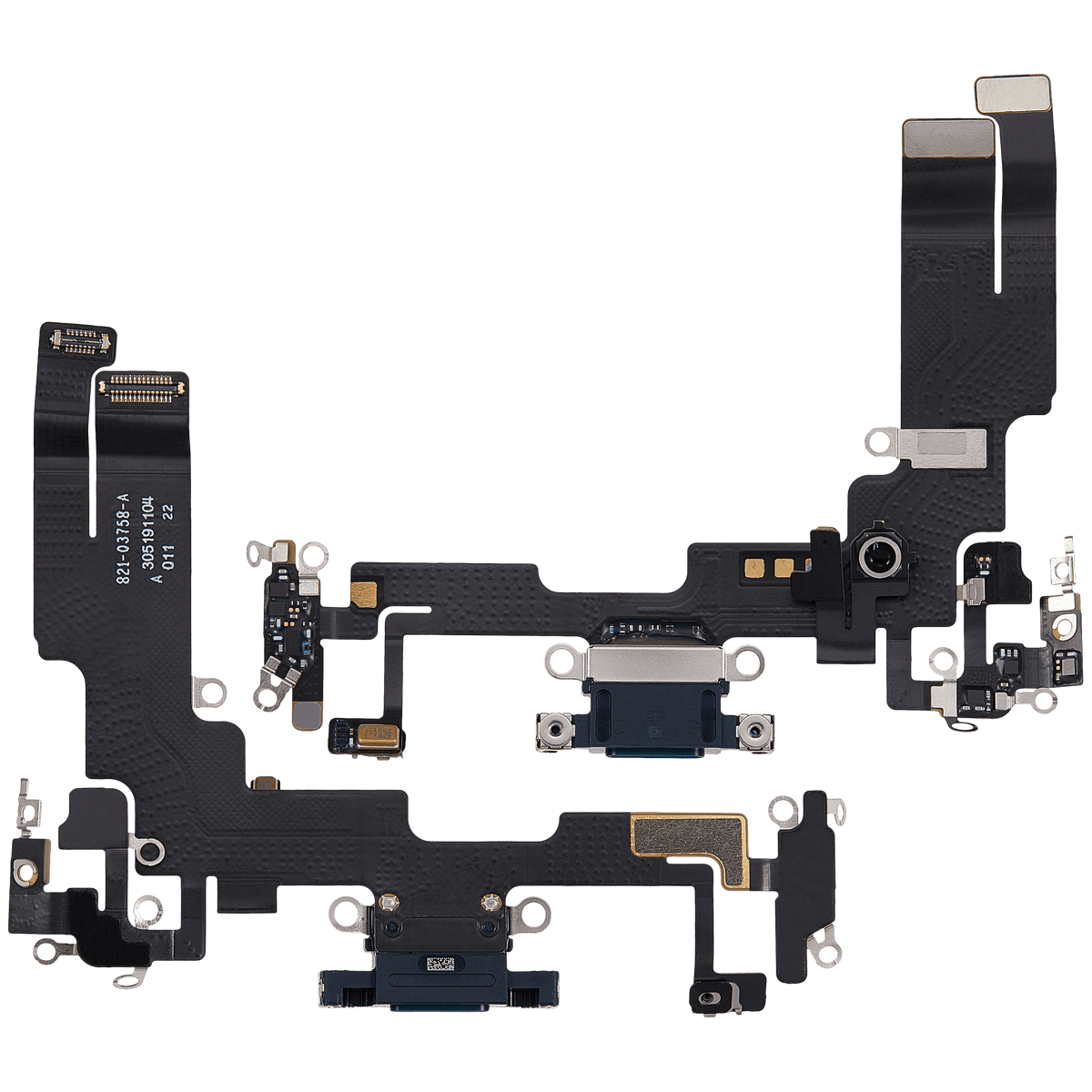 For iPhone 14 Charging Port Flex Cable Pulled - Midnight
