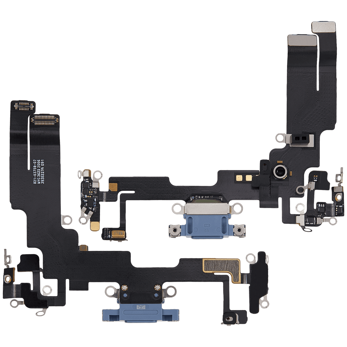 For iPhone 14 Charging Port Flex Cable Pulled - Blue