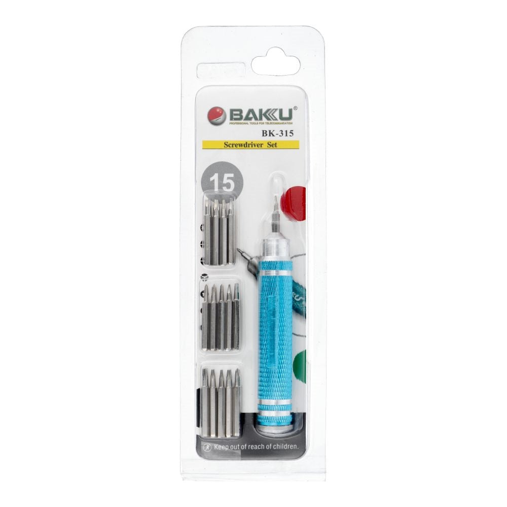 Baku BK-315 15 In 1 Screwdriver Set-www.firsthelptech.ie