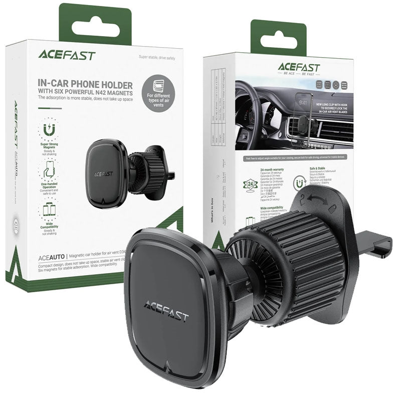 ACEFAST D34 Air Vent Magnetic Car Holder Black