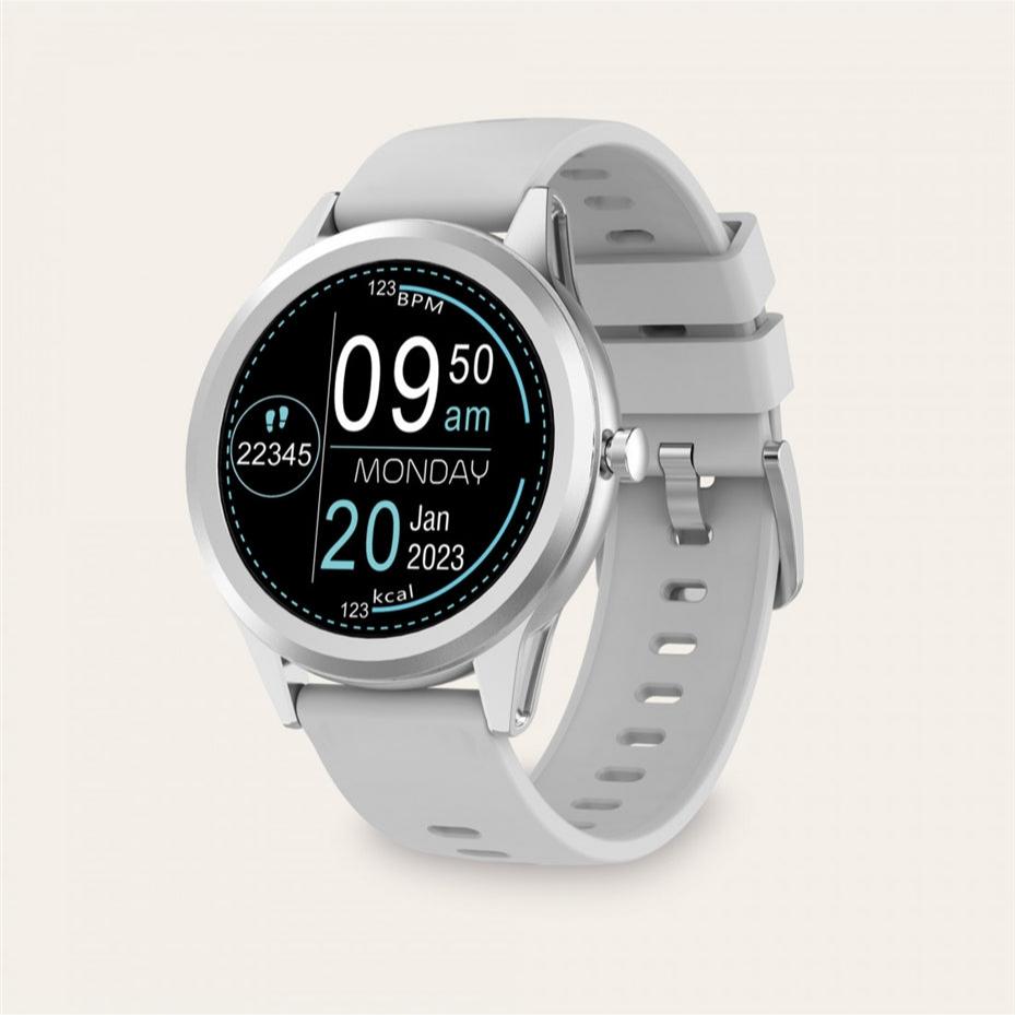 Ksix Smartwatch Globe Silver-www.firsthelptech.ie