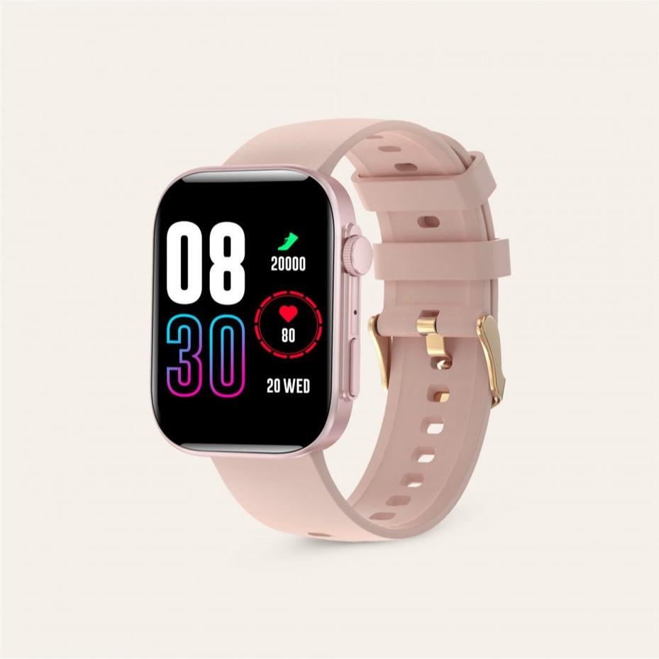 Ksix iStyle 2.01" IPS Screen Smart Watch Pink-www.firsthelptech.ie