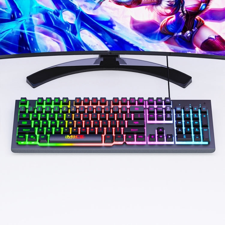 IMICE AK-900 Mechanical Gaming Wired Keyboard Black-www.firsthelptech.ie