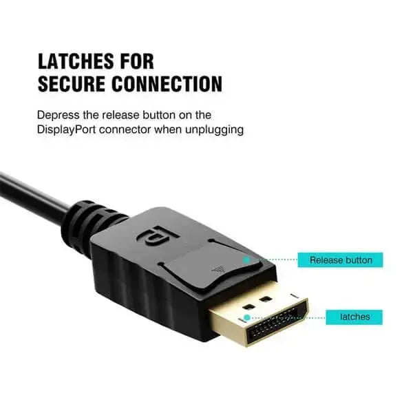 1.8M DisplayPort DP To HDMI Cable Adapter