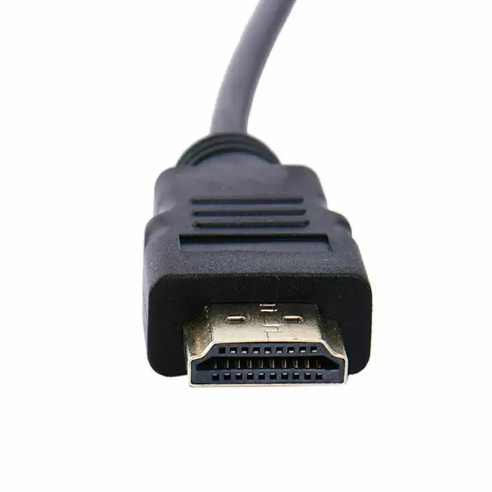 1.8m HDMI Male to VGA Male HD15 Video Adapter Cable