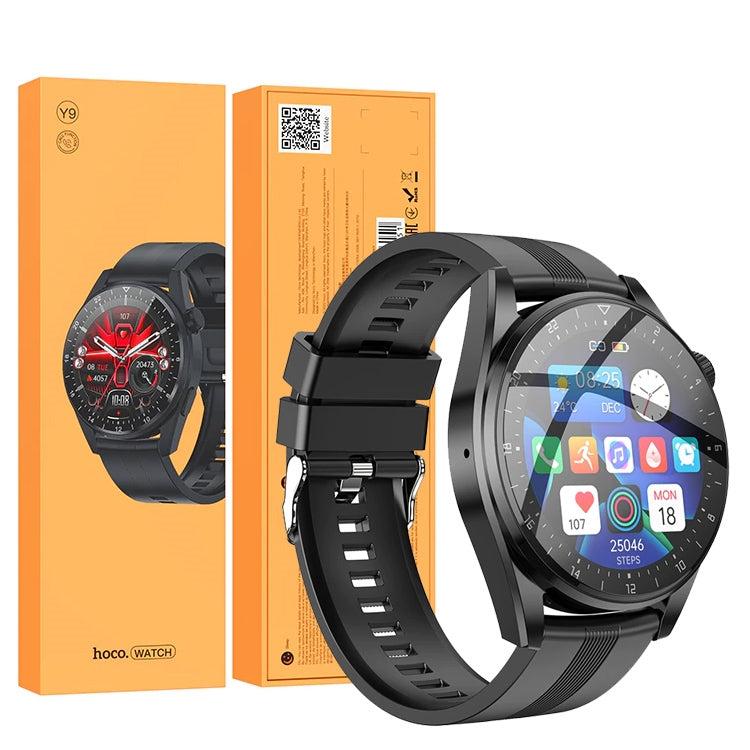 Hoco Y9 Smart 3.5D Touch Bluetooth Call Active Sports Smart Watch-www.firsthelptech.ie