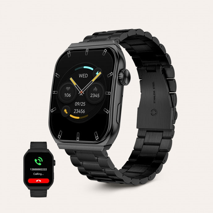 Ksix AMOLED Olympo Smart Watch Calling Version Black-www.firsthelptech.ie