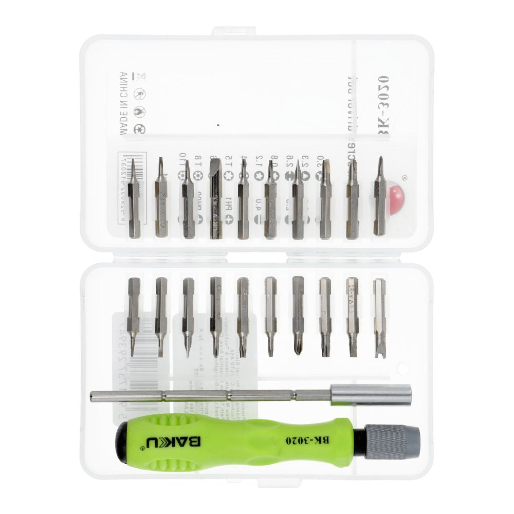 Baku BK-3020 20 In 1 Screwdriver Set-www.firsthelptech.ie