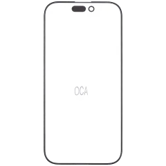 2 In 1 (Glass + Oca Pre Installed) For I Phone 16 Pro (10 Pack)
