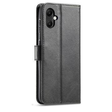 For Samsung Galaxy A06 Premium Aokus Wallet Case Black