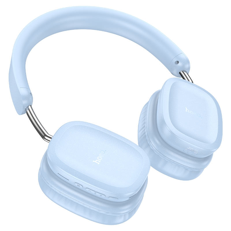 Hoco W51 Delightful 46Hour BT Wireless Headphones Blue-www.firsthelptech.ie