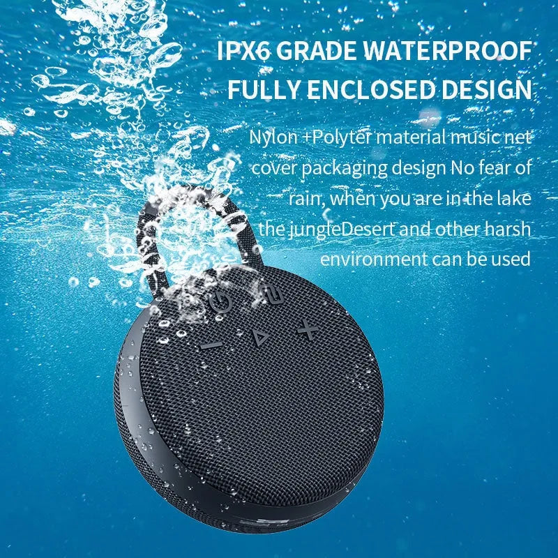 Zealot S77 Explosive IPX6 Grade WaterProof Mini Speaker - Black