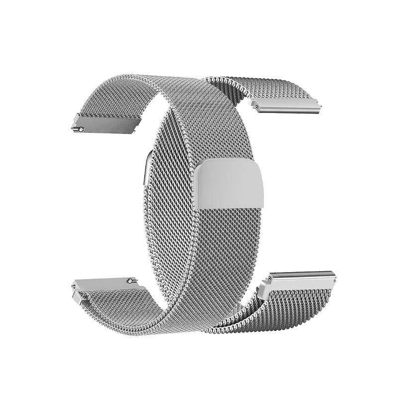 Hoco WH02 Simple Beauty Series Magnetic Steel Strip Watchband (20mm) Silver-www.firsthelptech.ie