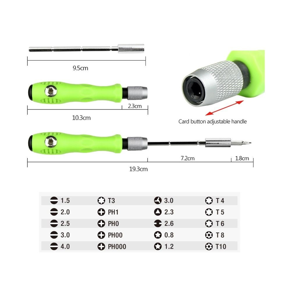 Baku BK-3020 20 In 1 Screwdriver Set-www.firsthelptech.ie