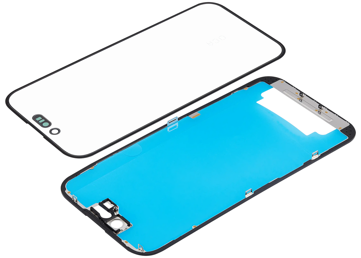 3 In 1 (Glass With Oca Pre Installed + Frame) For I Phone 16 (Oca Master)