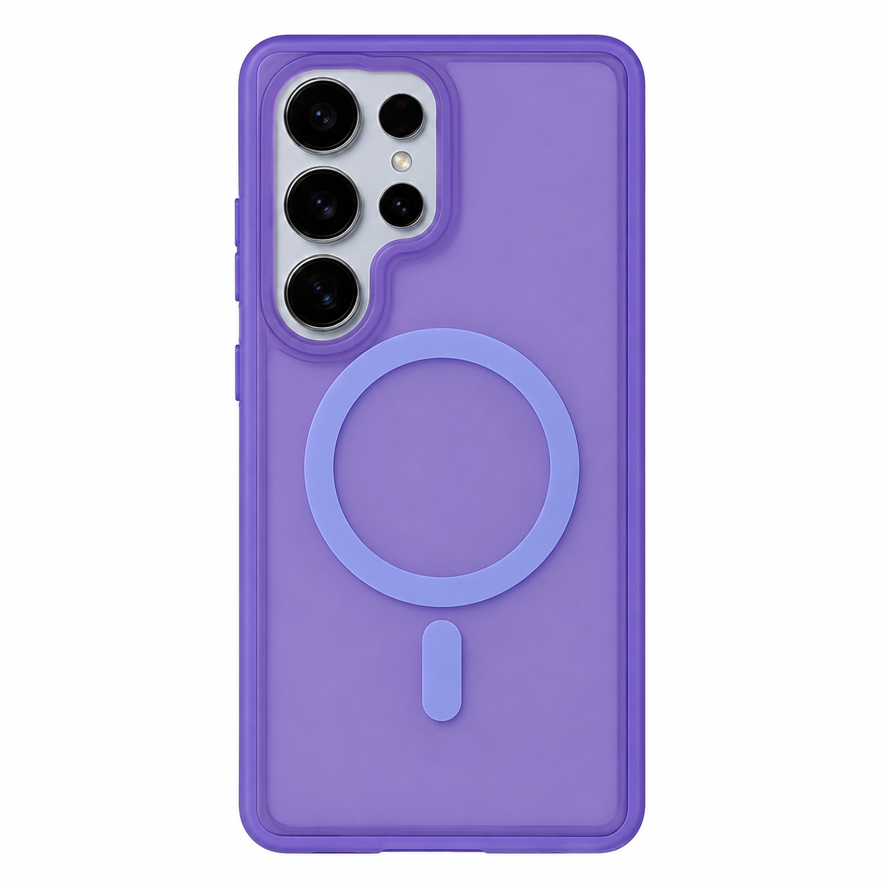 For Samsung Galaxy S25 Ultra Skin-Feel Magnetic MagSafe Case Purple