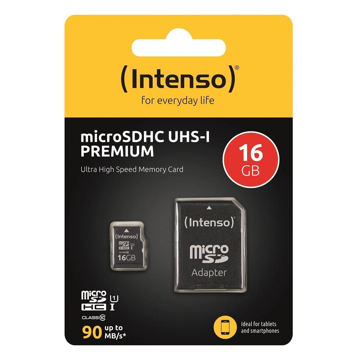 Intenso UHS-I Premium Micro SD SDHC 16GB